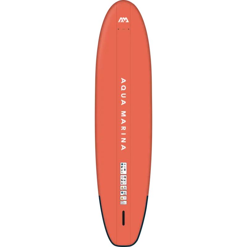 Aqua Marina Atlas SUP Inflatable SUP In Orange Back View