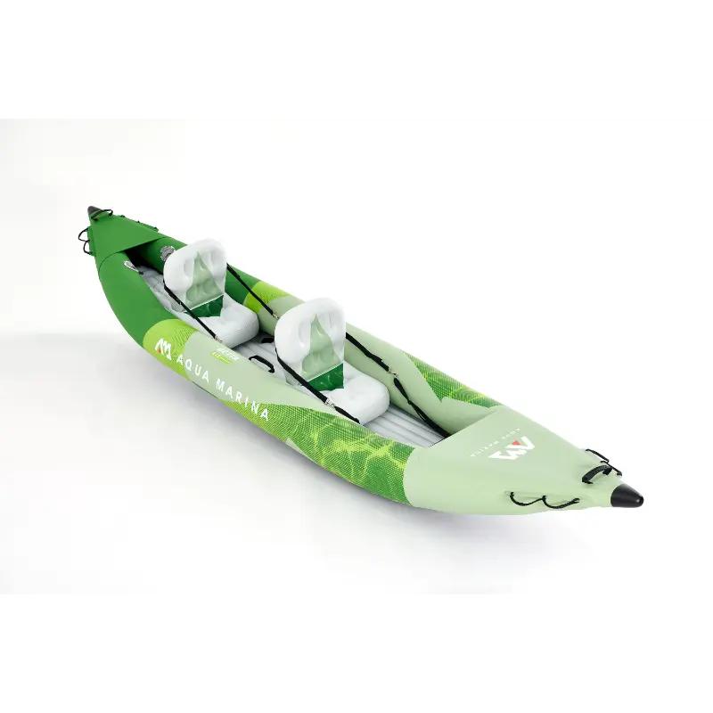 Aqua Marina Betta 412 Inflatable Kayak In Green Side View