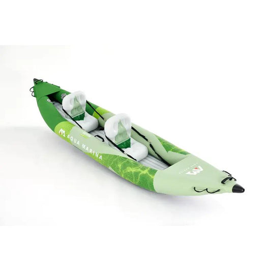 Aqua Marina Betta 412 Inflatable Kayak In Green Side View