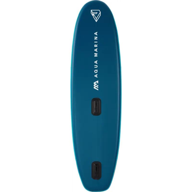 Aqua Marina Windsurf Inflatable SUP In Blue Back View