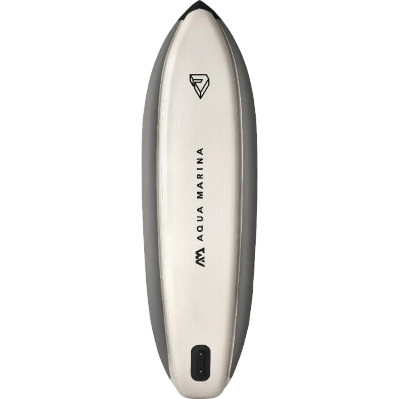 Aqua Marina Drift Fishing Inflatable SUP In Gray Back View