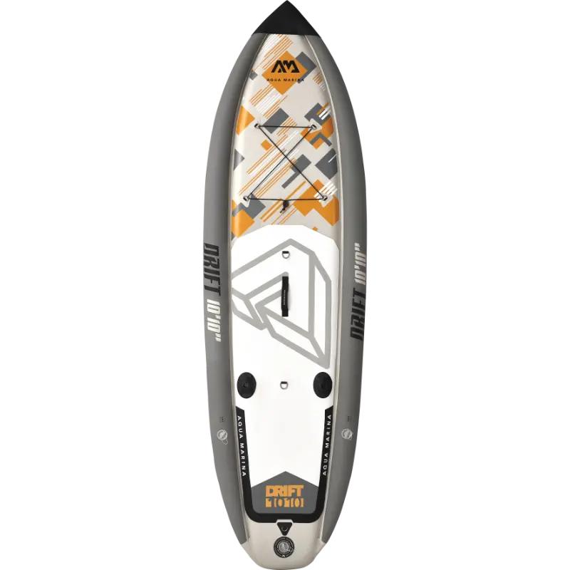 Aqua Marina Drift SUP Inflatable SUP In Gray Top View