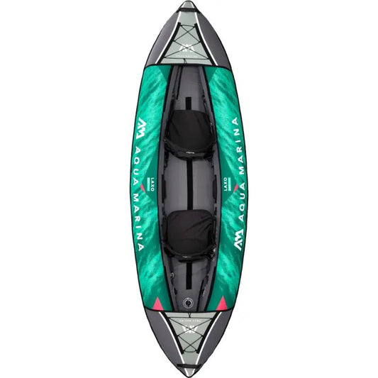 Aqua Marina Laxo 320 Inflatable Kayak In Green Top View