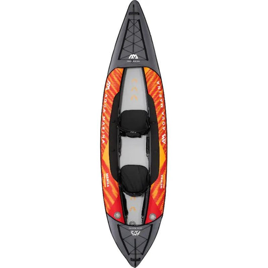 Memba 390 Inflatable Kayak In Red Top View