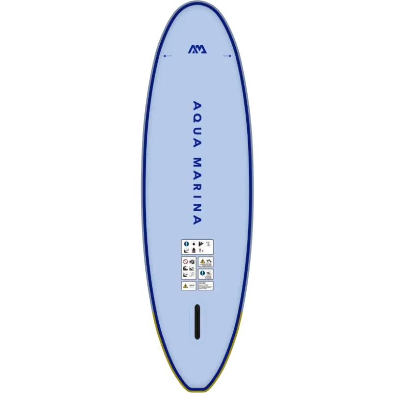 Aqua Marina Vibrant Inflatable SUP In Blue Back View