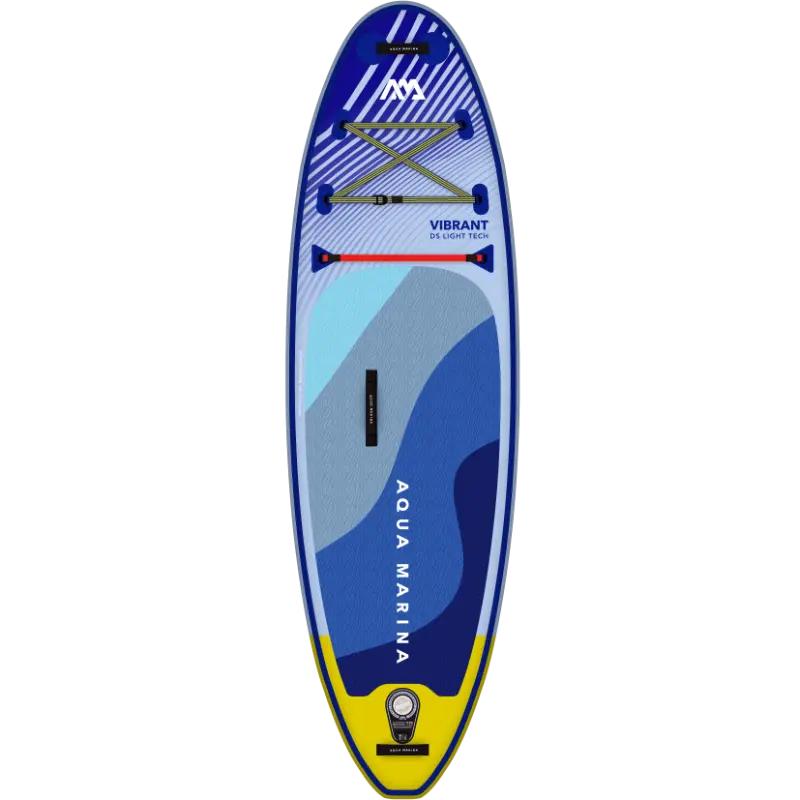 Aqua Marina Vibrant SUP Inflatable SUP In Blue Top View
