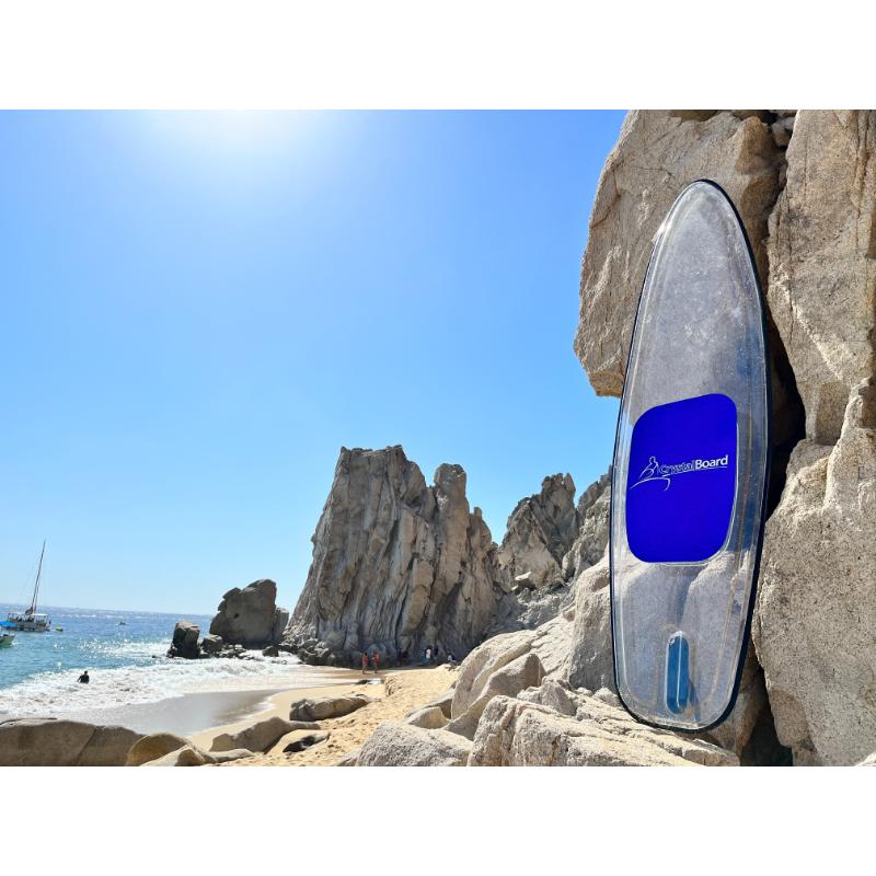 Crystal SUP Against Rock