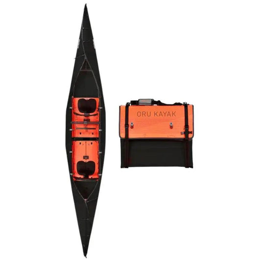 Oru Kayak Haven TT Inflatable Kayak In Black Top View