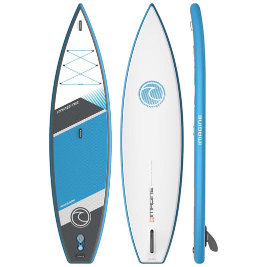 Imagine Surf Mission Inflatable SUP Blue