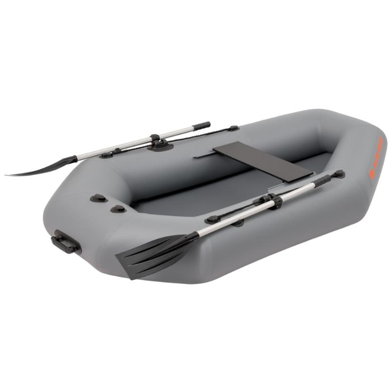 Kolibri Marine K-220T Inflatable Rowboat In Dark Gray Front View