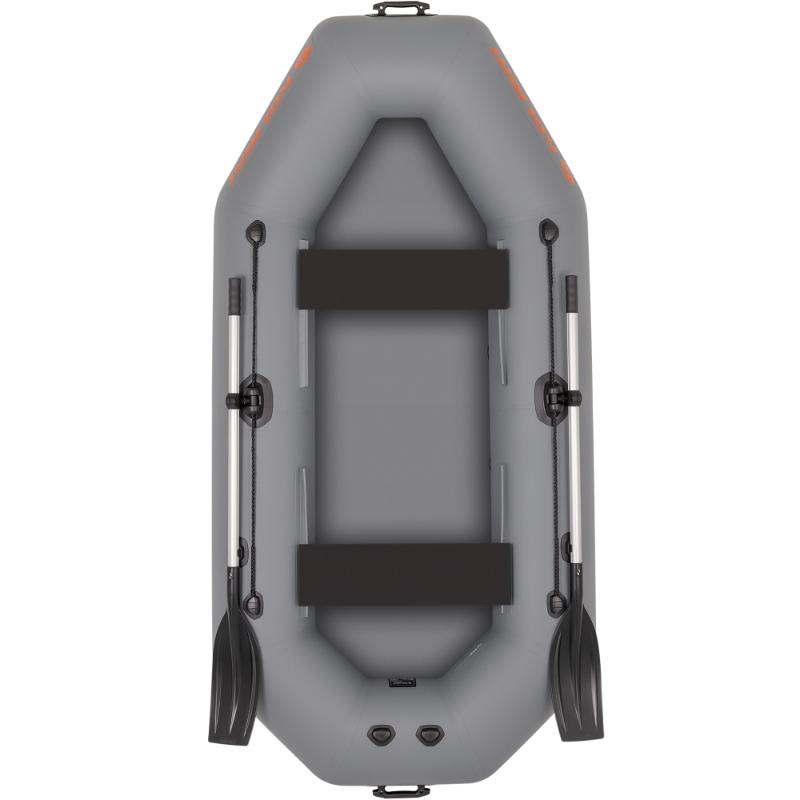 Kolibri Marine K-260T Inflatable Rowboat In Dark Gray Top View
