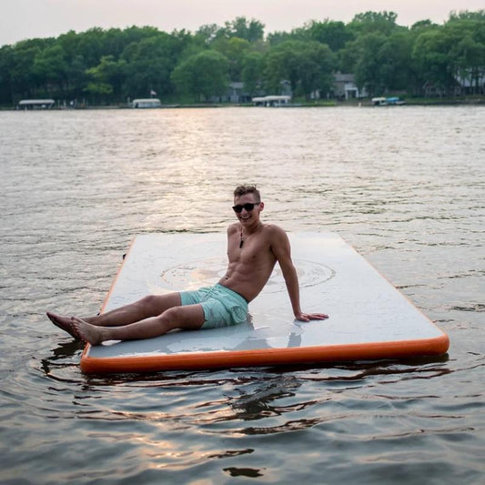 Paradise Pad Water Mat 6x10 Red Lifestyle