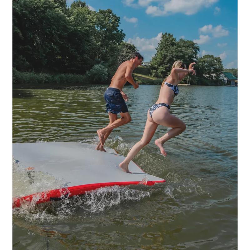 Paradise Pad Floating Pad In Red Lifestyle