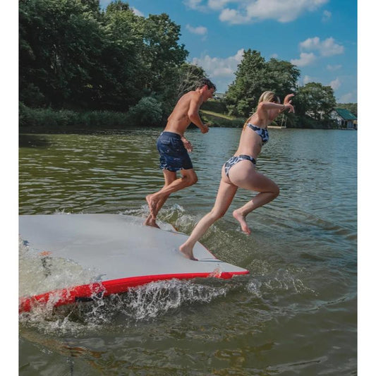 Paradise Pad Floating Pad In Red Lifestyle