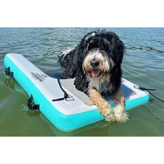 Paradise Pad Inflatable Dog Water Ramp Lifestyle