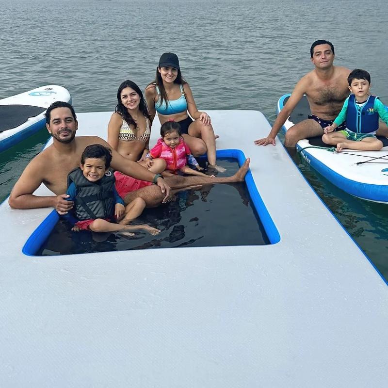 Paradise Pad Splash Pad Water Mat For Lake Family