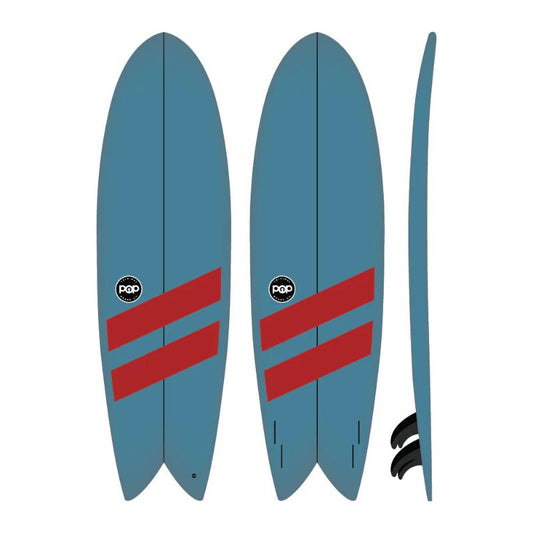 Pop Board Co Battle Fish Surfboard Display