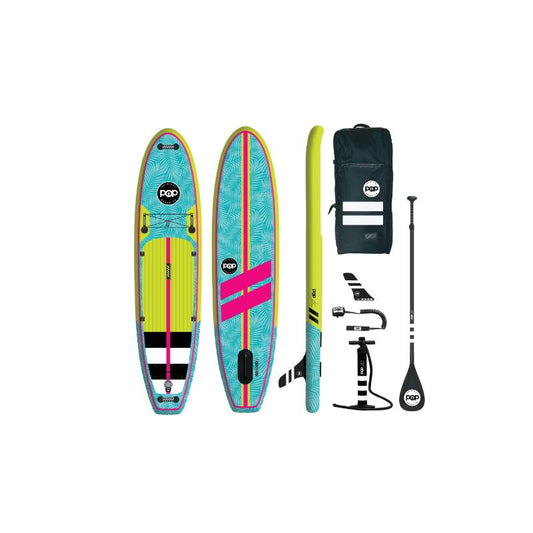 Pop Board Co Yacht Hopper 11'0 Inflatable SUP Turquoise