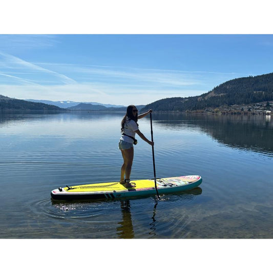 Pop SUP 10'6 Royal Hawaiian Inflatable SUP In Action