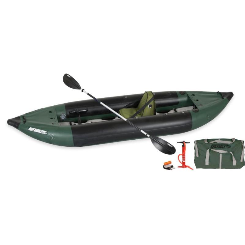 Sea Eagle 350FX Inflatable Fishing Boat Deluxe Solo