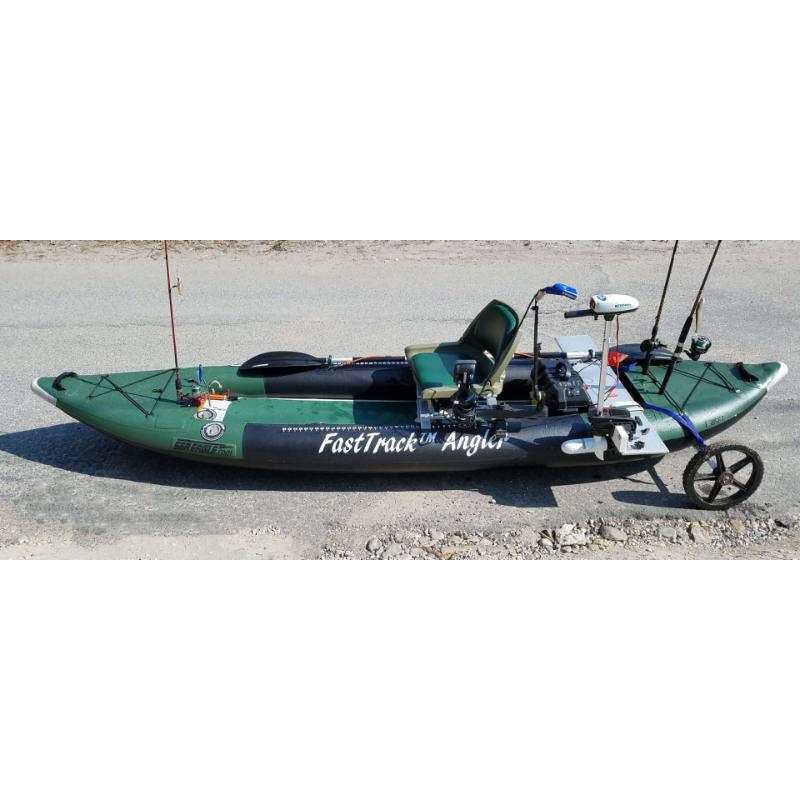 Sea Eagle 385 FTA Pro Motor Fishing Rigged Out