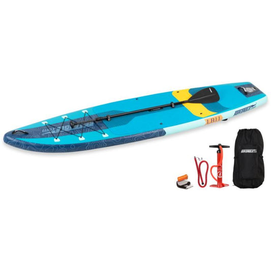 Sea Eagle Longboard 11 Inflatable SUP Start Up In Blue Front View