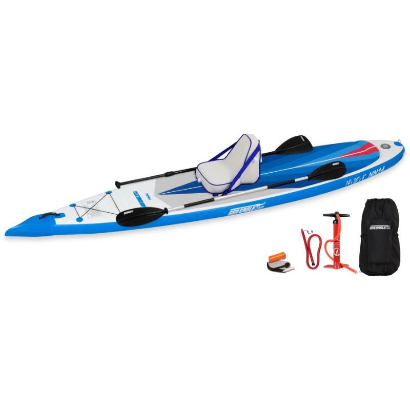 Sea Eagle NN14 Inflatable SUP Deluxe In Blue Front View